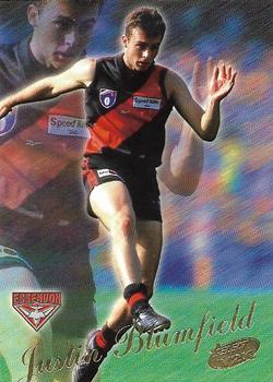 2000 Select AFL Millennium #15 Justin Blumfield Front